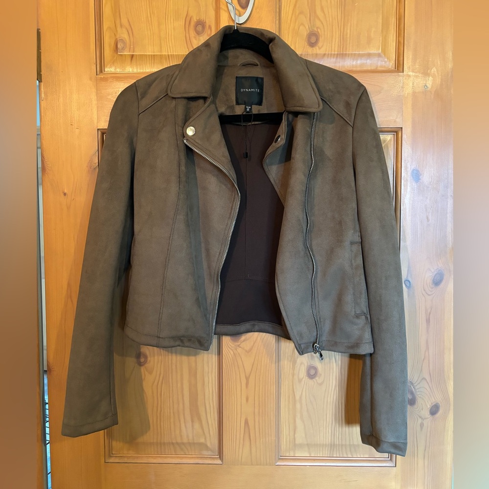 Dynamite Faux Suede Jacket XS